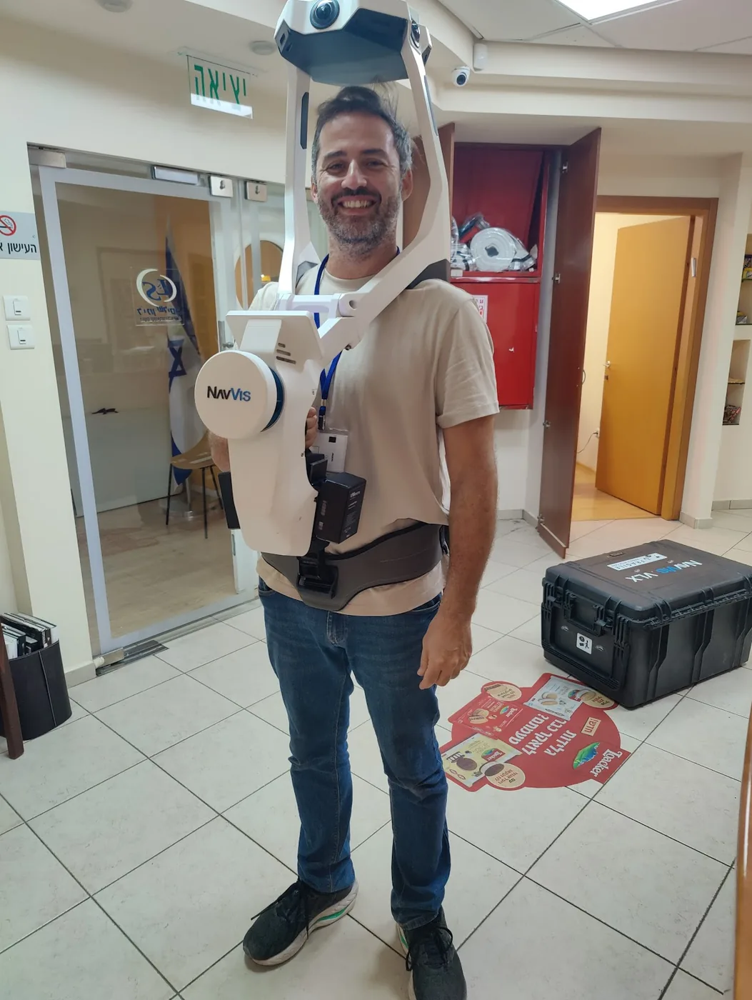 סריקת חלל פנים בסורק לייזר נייד - מקובקי שירותי מדידה